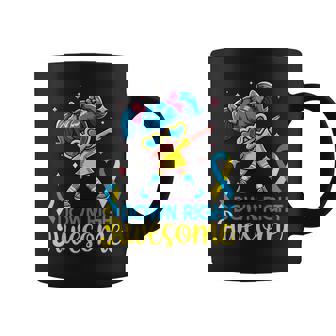 Down Syndrome Awareness Day Down Right Awesome Girls Women Coffee Mug | Seseable CA