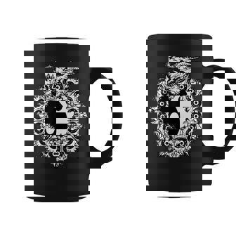 Dragon Yin Yang Noir Et Blanc Dragon Cercle Yin Yang Tasse - Cadeauxyz