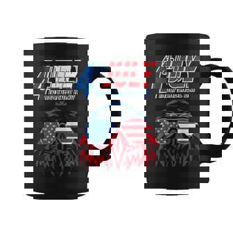 Drapeau Aigle Américain Du 4 Juillet Jour De L'indépendance Tasse - Cadeauxyz