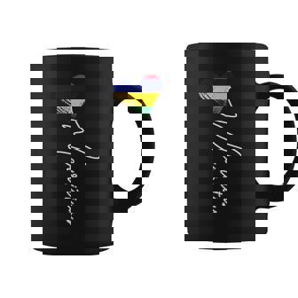 Drapeau De L'ile Mauriceintage Cœur De L'île Mauriceoyage 2024 Tasse - Cadeauxyz