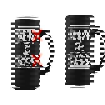 Drum & Bass Rum & Ass Rave Party Edm Dj House Music Tasse - Cadeauxyz