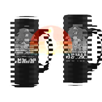 Duck Mom Retro Vintage Mama Duck Graphic Print Coffee Mug - Monsterry