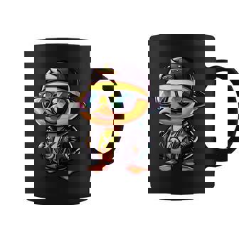 Duck With Sunglasses Cool Rubber Duck Coffee Mug - Seseable