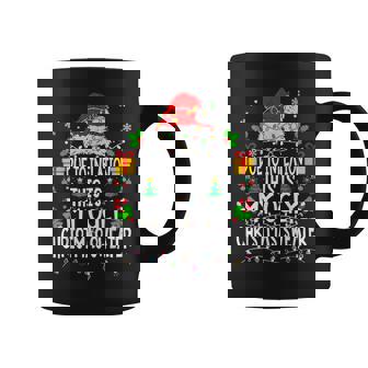 Due To Inflation Ugly Christmas Sweaters Men Women Graphic Print Coffee Mug - Monsterry