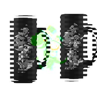 Duende T-Rex Duo Día De San Patricio Celebración Niños Niña Taza de café - Regaloses