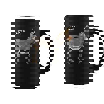 Dumb Stupid Not Smart Donkey Graphic Graphic Print Coffee Mug - Monsterry