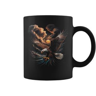 Eagle Bird Watching Wildlife American Pride Bald Eagle Usa Tassen - Geschenkecke