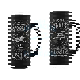 Easily Distracted By Classic Cars Vintage Car Guy Graphic Print Coffee Mug - Monsterry