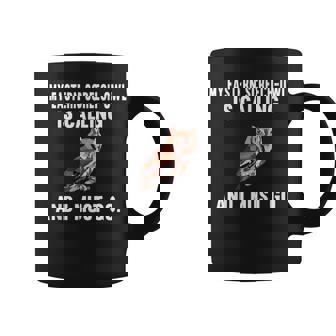 My Eastern Screech-Owl Is Calling And i Must Go Bird Graphic Print Coffee Mug - Monsterry