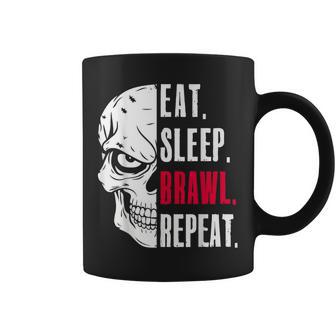 Eat Sleep Brawl Repeat ideo Game Tassen - Geschenkecke