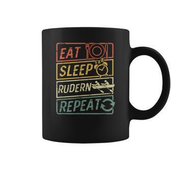 Eat Sleep Rowing Repeat Rowing Tassen - Geschenkecke