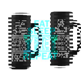 Eat Sleep Yeet Repeat Yeet Apparel Coffee Mug | Seseable CA
