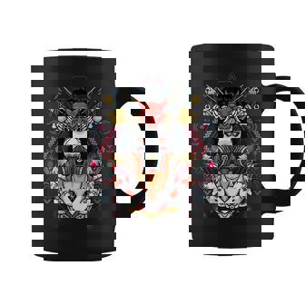 Edgy Gas Mask Apocalypse Unique Geisha Japanese Demon Face Tasse - Cadeauxyz