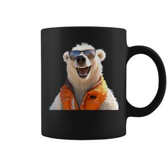 Eisbär Mit Sonnenbrille Tierliebhaber Bären Süßes Eisbären Tassen - Geschenkecke