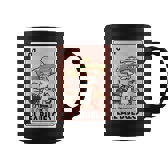 El Abuelo Grilling Grandpa Mexican Bingo Card Coffee Mug - Thegiftio UK