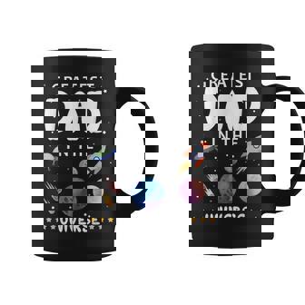 El Mejor Papá Del Universo Ciencia De La Nave Espacial Familia Taza de café - Regaloses