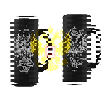Emblème National Russe Aigle À Double Tête Tasse - Cadeauxyz