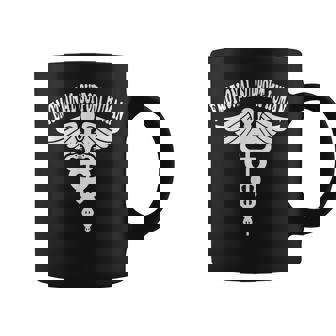 Emotional Support Human Service Dog Joke Service People Graphic Print Coffee Mug - Monsterry