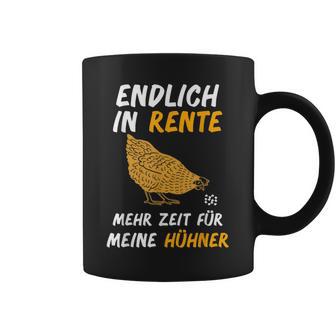 Endlich In Rente Mehr Zeit Für Meine Hühner Chicken Ruhestand Tassen - Geschenkecke