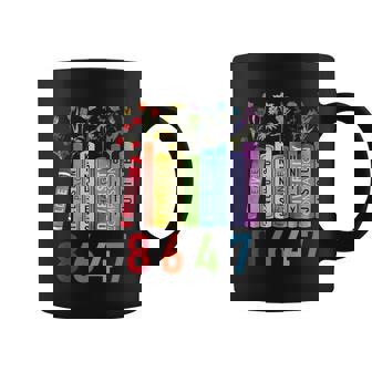 Equal Rights Book Flower Anti Trump Feminist Rights Coffee Mug - Monsterry