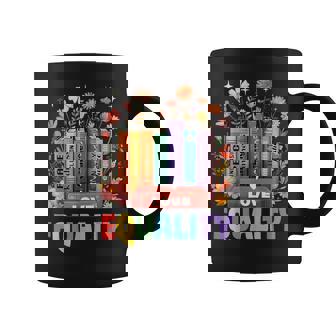 Equal Rights LGBTQ Book Flower Equality Peace Love Kindness Graphic Print Coffee Mug - Monsterry