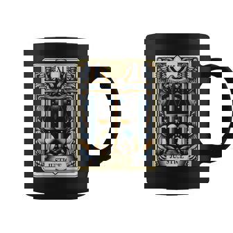 Equilibrio Y Equidad Justicia Tarot Simbolismo Taza de café - Regaloses