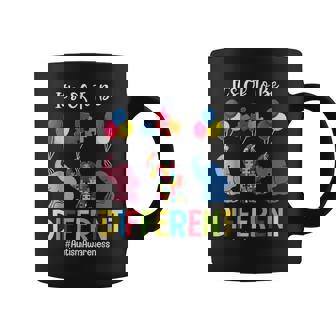 Está Bien Ser Diferente Concientización Sobre El Autismo Niños Niñas Taza de café - Regaloses
