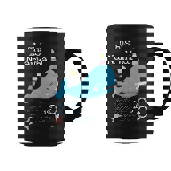 Este Narwhal Es La Fiesta De Cumpleaños De Ocho Años Narwhals Para Niños Taza de café - Regaloses