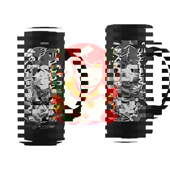 Estética Manekineko Gato De La Suerte Japonés Maneki-Neko Taza de café - Regaloses