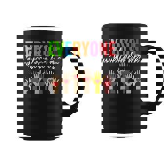 Everyone Is Welcome Here Idaho Teacher Coffee Mug | Mazezy
