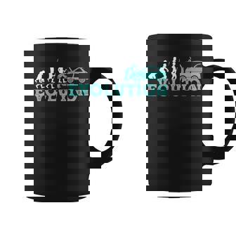 Evolution Humaine Mécanicien Mécano Garage Homme Cadeau Tasse - Cadeauxyz