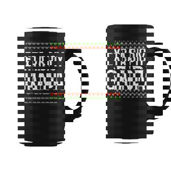 Extra Spicy Grandpa Mexican Cinco De Mayo 2020 Graphic Print Coffee Mug - Monsterry