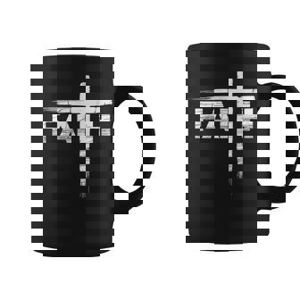 Faith Cross Religion Jesus Spiritual Cross Follower Coffee Mug - Thegiftio UK