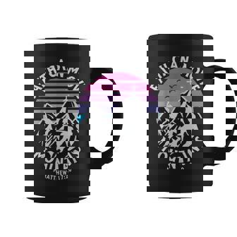 Faith Can Move Mountains Cross Christian Religious Graphic Coffee Mug | Seseable UK