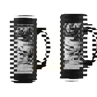 The Fallen Angel Work Lucifer Etching Graphic Print Coffee Mug - Monsterry