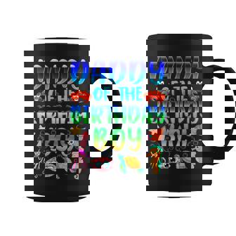 Familia A Juego De Acuario De Peces Marinos Daddy Of The Birthday Boy Taza de café - Regaloses