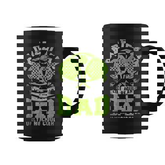 Father Like A Regular Dad Only Much Cooler Padel Dad Taza de café - Regaloses