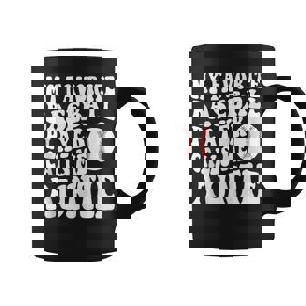 My Favorite Baseball Player Calls Me Auntie Mother's Day Coffee Mug | Mazezy
