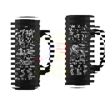 My Favorite Coastie Calls Me Dad Proud US Coast Guard Dad Graphic Print Coffee Mug - Monsterry