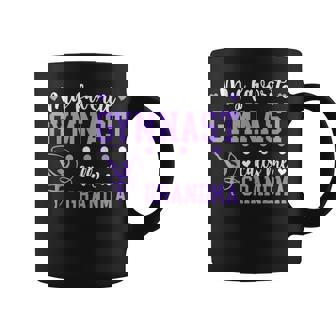My Favorite Gymnast Grandma Gymnastics Grandma Of A Gymnast Graphic Print Coffee Mug - Monsterry