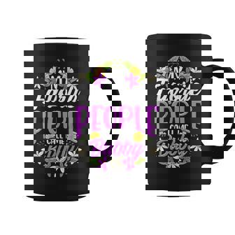My Favorite People Call Me Bubby Floral Coffee Mug - Seseable