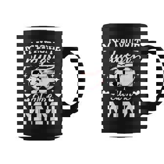 My Favorite Players Call Me Mimi Baseball Soccer Mimi Coffee Mug - Seseable