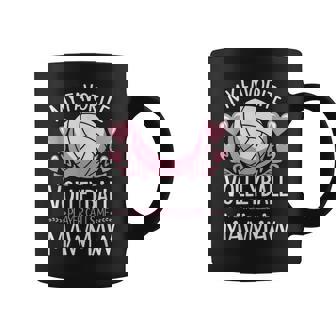 My Favorite Volleyball Player Calls Me Mawmaw Mother's Day Coffee Mug | Mazezy