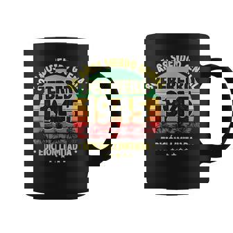 Febrero 1945 80 Años Hombre Cumpleaños Regalo Febrero 1945 Taza de café - Regaloses