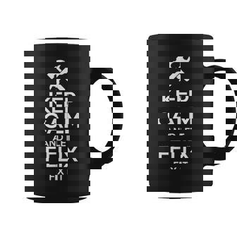 FELIX Fix Quote Birthday Personalized Name Idea Graphic Print Coffee Mug - Monsterry