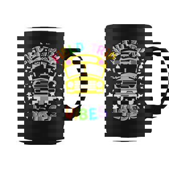 Field Trip Vibes Field Day School Bus Yellow Teacher Student Coffee Mug - Monsterry