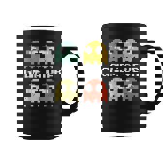 Fiesta De Cumpleaños Retro De Arcade Ghost De Los 80 Taza de café - Regaloses