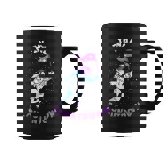 Final Countdown Cool Retro Astronaut s Present Graphic Print Coffee Mug - Monsterry