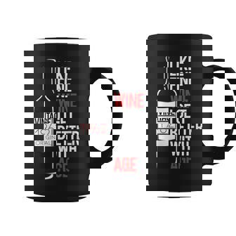 LIKE FINE WINE I GET BETTER WITH AGE 1962 Birthday Meme Graphic Print Coffee Mug - Monsterry