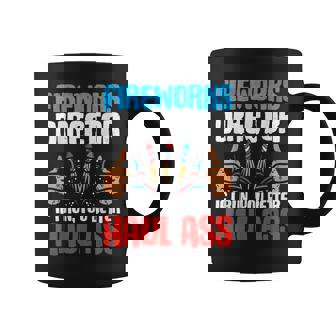Fireworks Director If I Run You Better Haul Ass Patriotic Graphic Print Coffee Mug - Monsterry
